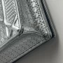 Cannage Diorama Small Silver Patent Leather