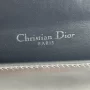 Cannage Diorama Small Silver Patent Leather