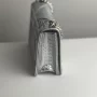 Cannage Diorama Small Silver Patent Leather