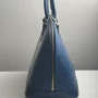Pre Owned Louis Vuitton Alma PM Epi Leather Blue
