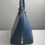 Pre Owned Louis Vuitton Alma PM Epi Leather Blue