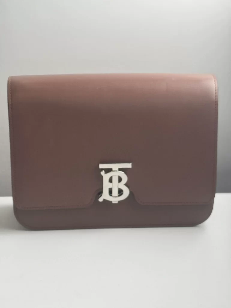 Burberry Small TB Leather Shoulder Bag