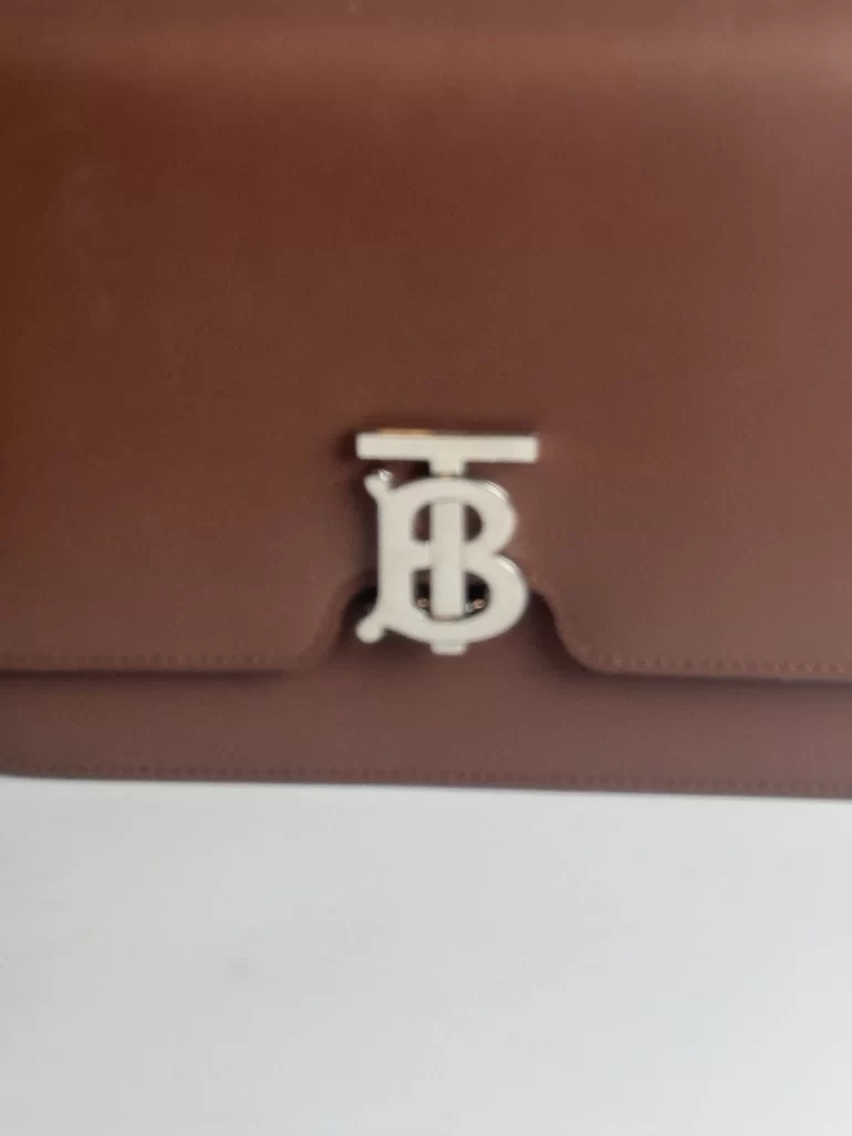 Burberry Small TB Leather Shoulder Bag