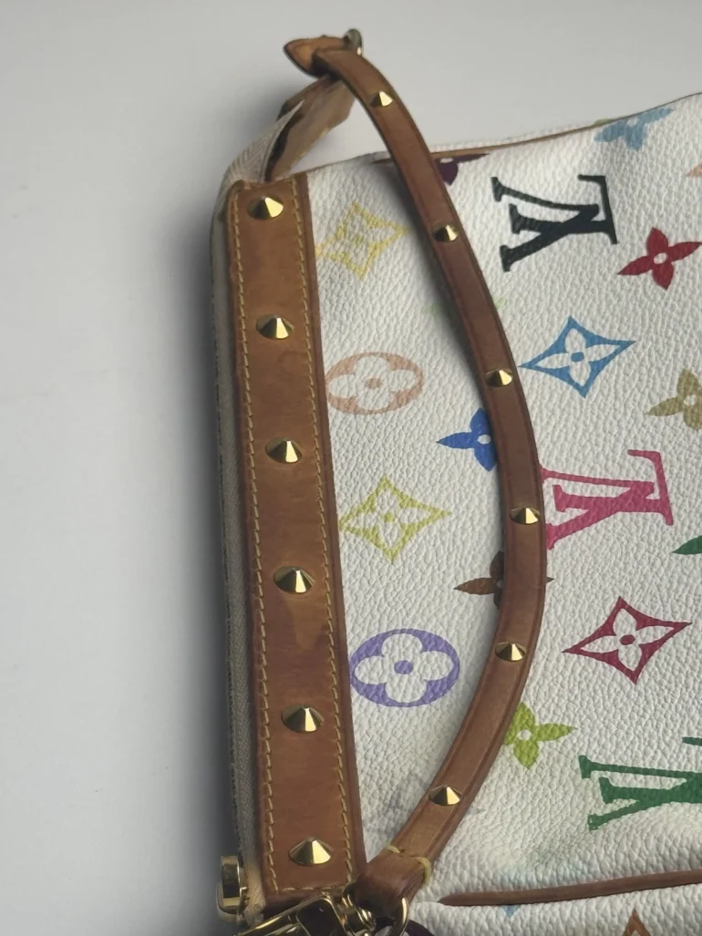 Louis Vuitton Pochette Multicolor White Accessories for Murakami Collection