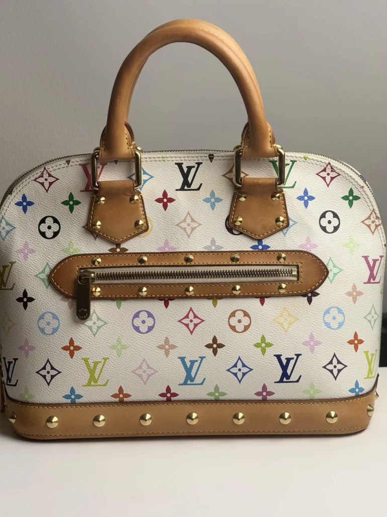 Louis Vuitton Monogram Murakami Alma PM Multicolor White