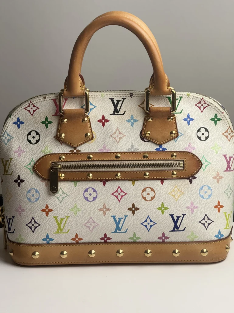 Louis Vuitton Monogram Murakami Alma PM Multicolor White