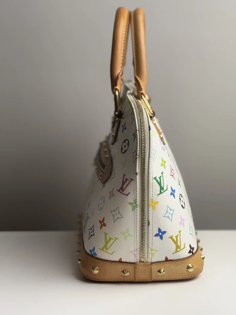 Louis Vuitton Monogram Murakami Alma PM Multicolor White