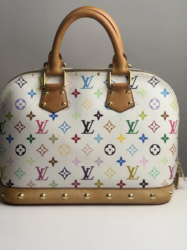 Louis Vuitton Monogram Murakami Alma PM Multicolor White