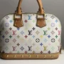 Louis Vuitton Monogram Murakami Alma PM Multicolor White