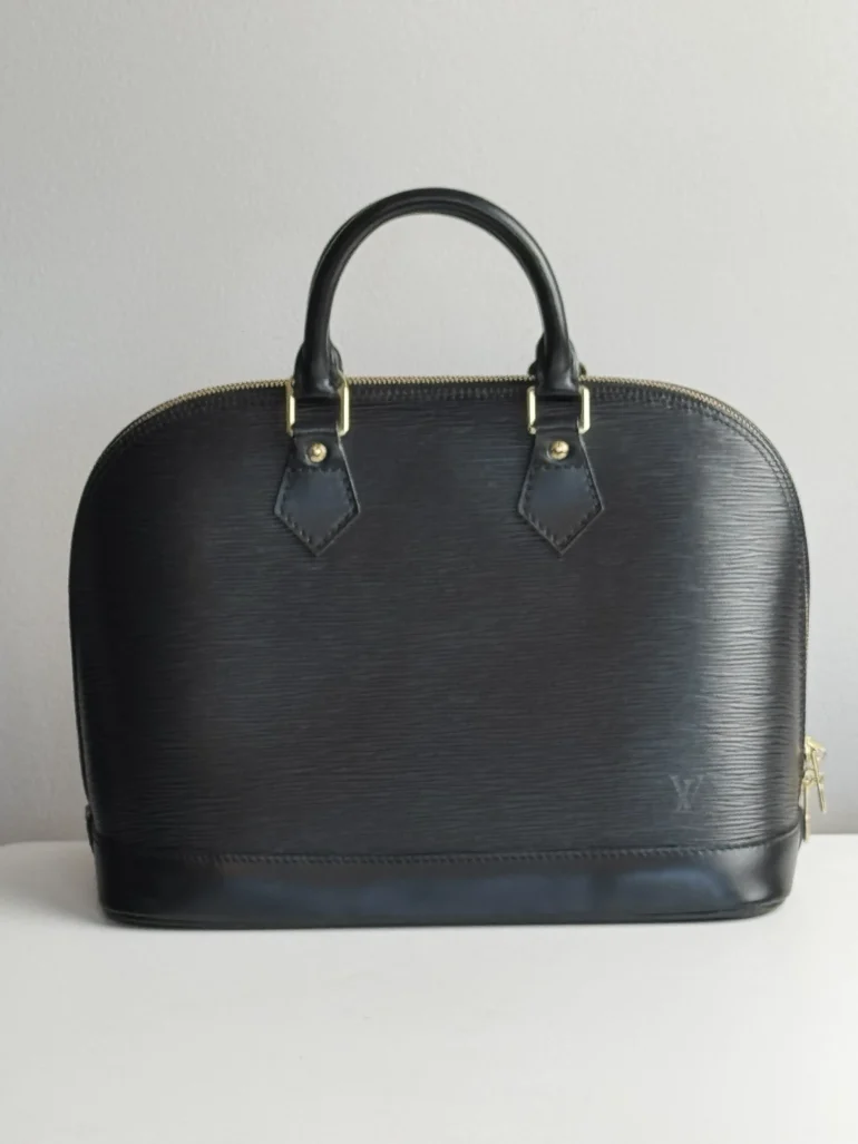 Louis Vuitton Alma PM Black Epi Top Handle Bag