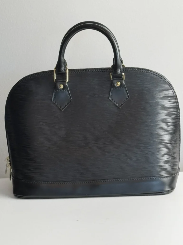 Louis Vuitton Alma PM Black Epi Top Handle Bag