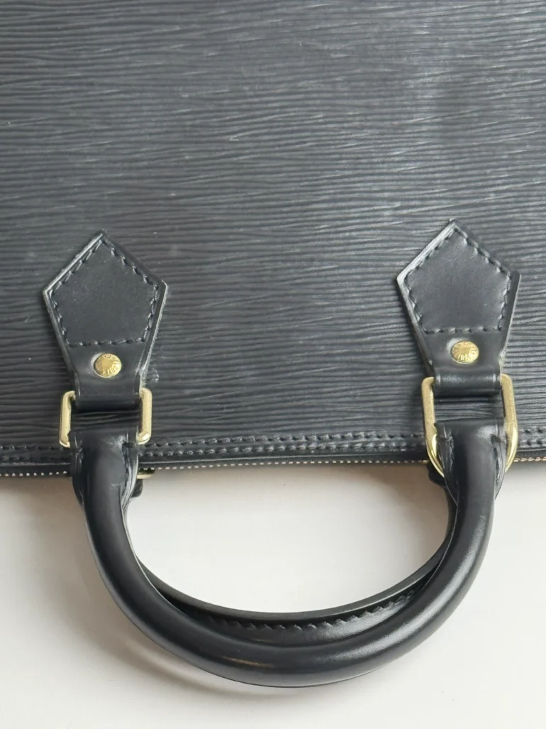 Louis Vuitton Alma PM Black Epi Top Handle Bag