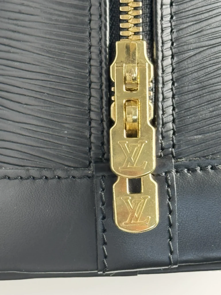 Louis Vuitton Alma PM Black Epi Top Handle Bag