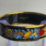 Hermes Gold Black Red GP Cloisonne