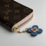 Louis Vuitton Monogram Blooming Flowers Clemence Wallet Coquelicot