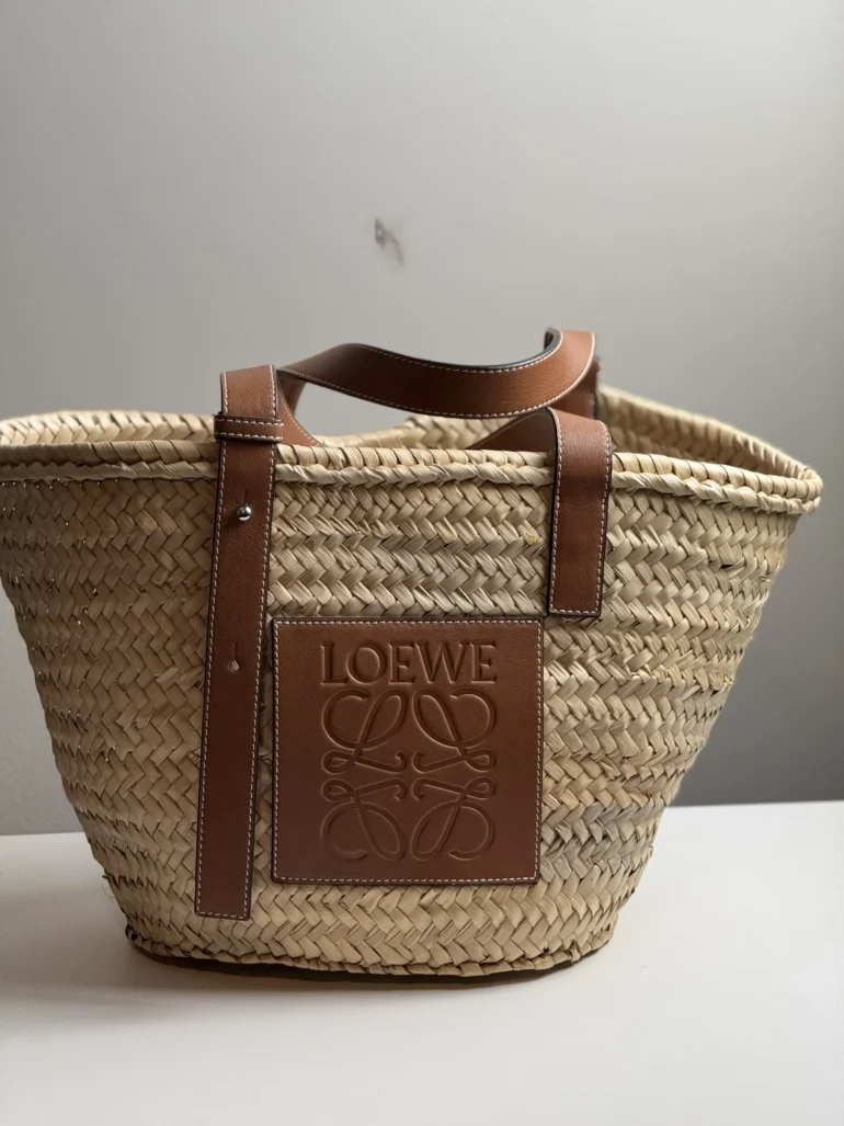 Loewe Basket Tote Bag Natural Tan
