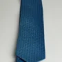 Hermes Blue Silk Tie