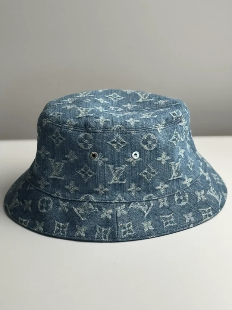Louis Vuitton Denim Monogram Essential Reversible Bucket Hat