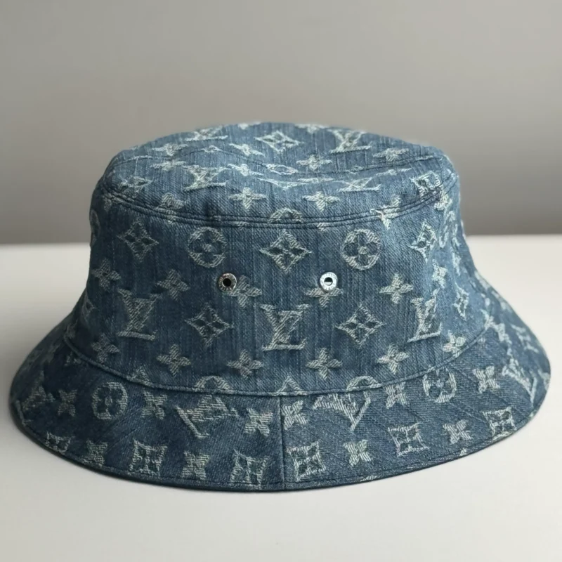 Louis Vuitton Denim Monogram Essential Reversible Bucket Hat
