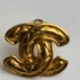 Chanel Metalasse 24k Gold Plated Cocomark Clip on Earrings