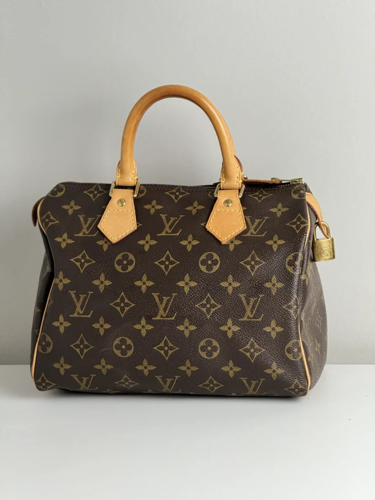 Pre Owned Louis Vuitton Speedy 25 Monogram Top Handle Bag