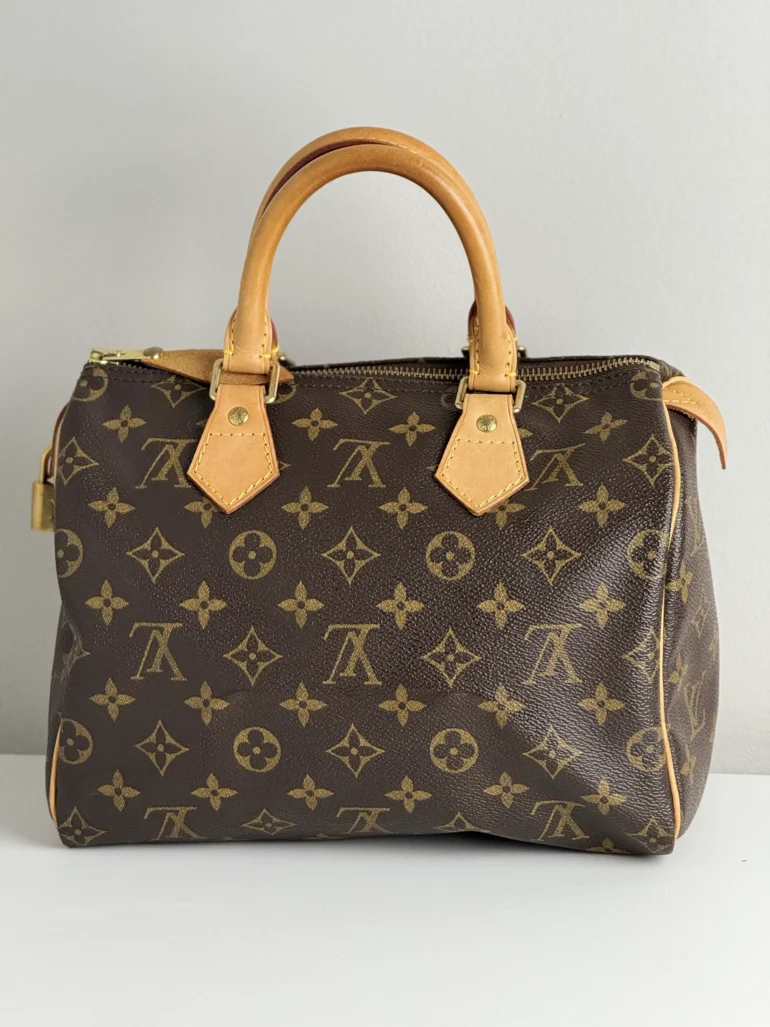 Pre Owned Louis Vuitton Speedy 25 Monogram Top Handle Bag
