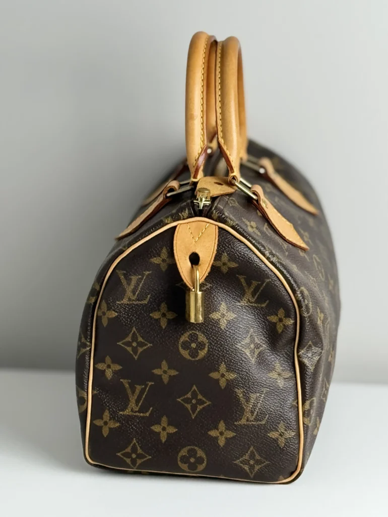 Pre Owned Louis Vuitton Speedy 25 Monogram Top Handle Bag