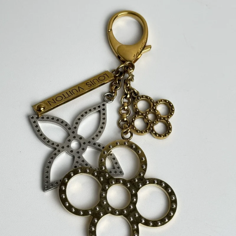 Pre Owned Louis Vuitton Flower Bijoux Sac Tapage Bag Charm Metal