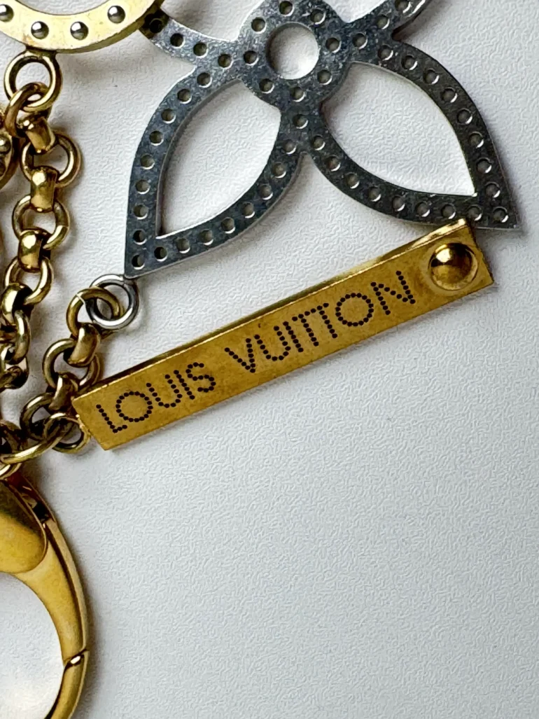 Pre Owned Louis Vuitton Flower Bijoux Sac Tapage Bag Charm Metal