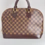 Pre Owned Louis Vuitton Alma Damier Ebene Top Handle Bag