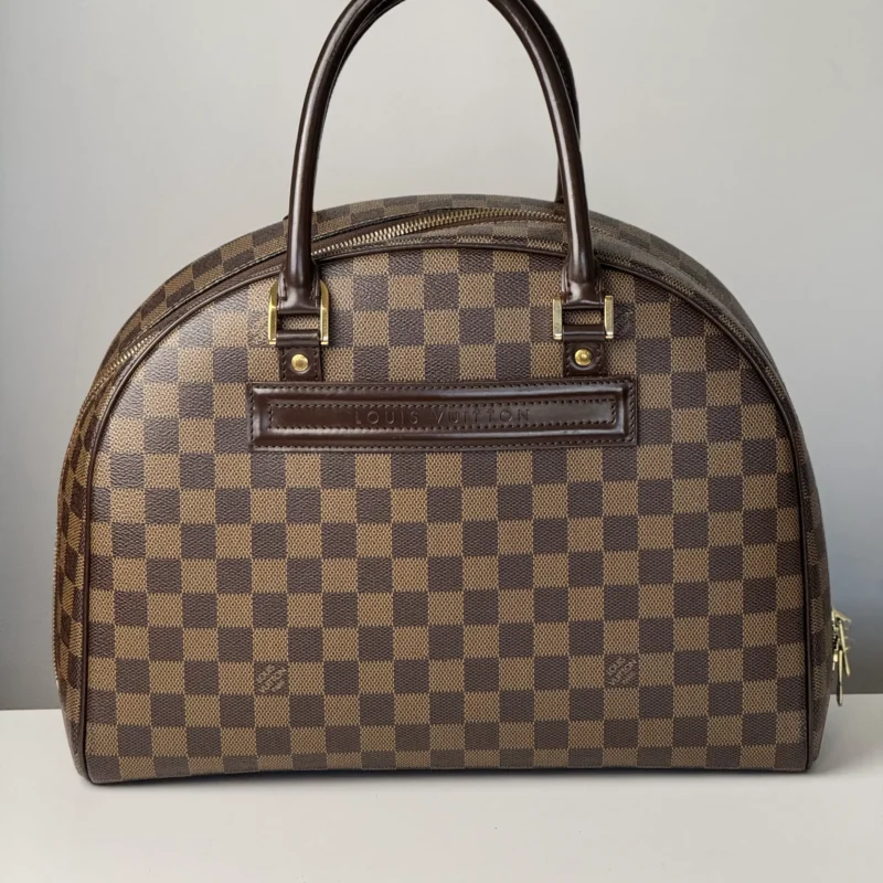 Pre Owned Louis Vuitton Nolita Damier Ebene Top Handle Tote