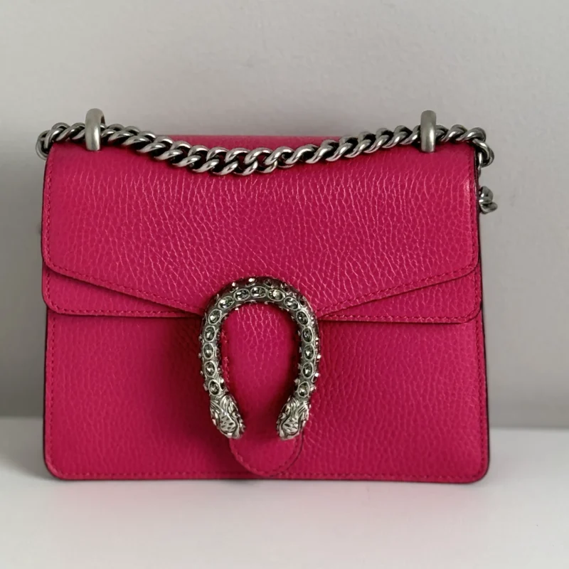 Gucci Fuchsia Small Dionysus Shoulder Bag