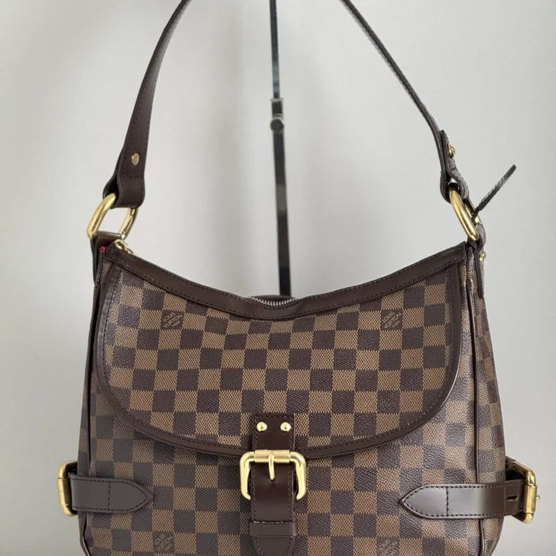 Louis Vuitton Damier Ebene Highbury Hobo Shoulder Bag