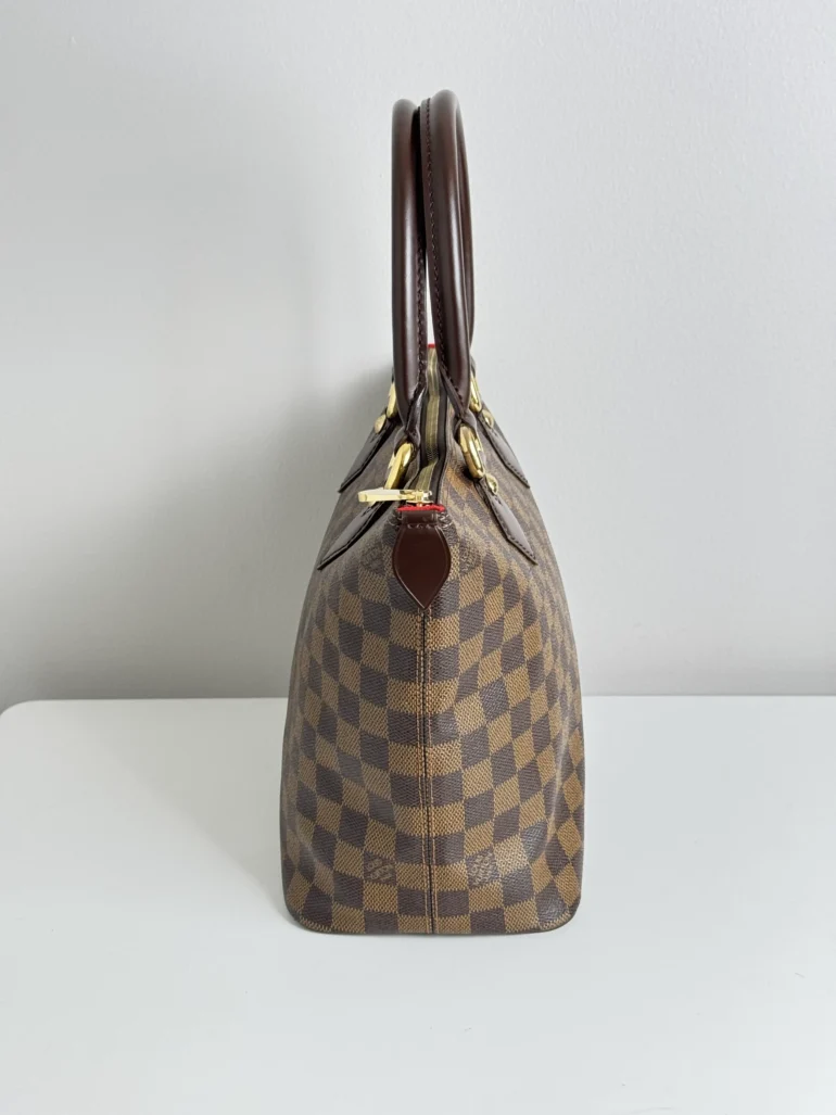 Pre Owned Louis Vuitton Damier Ebene Saleya MM Tote Bag