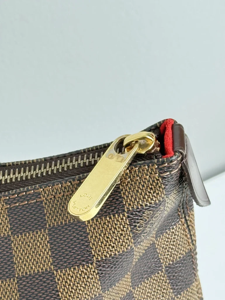 Pre Owned Louis Vuitton Damier Ebene Saleya MM Tote Bag