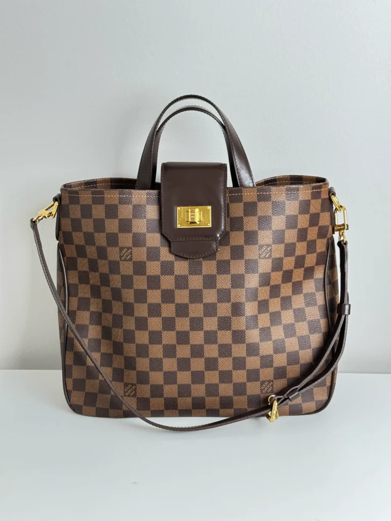Louis Vuitton Damier Ebene Cabas Rosebery Two Way Shoulder Bag