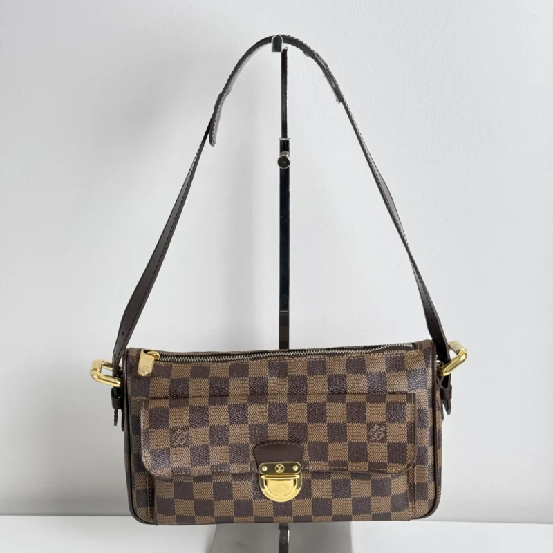 Pre-Owned Louis Vuitton Damier Ebene Ravello GM Shoulder Bag