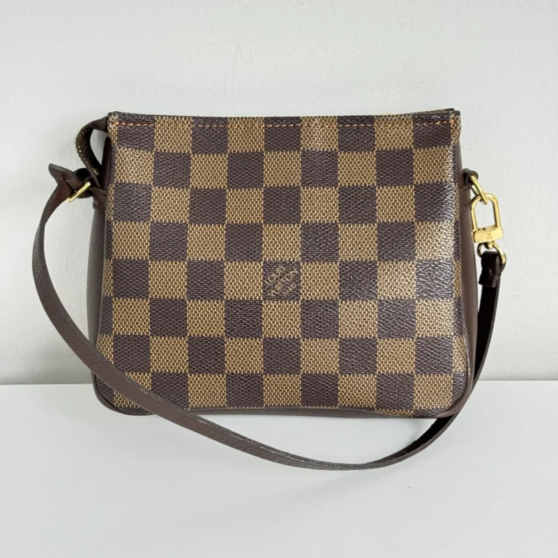 Pre Owned Louis Vuitton Damier Ebene Trousse Make Up Pouch
