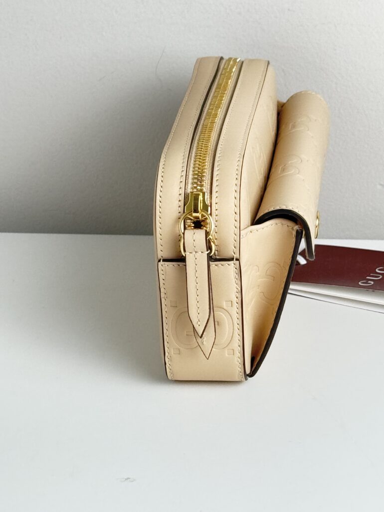 Pre Owned Gucci GG Super Mini Crossbody Bag New With Tags