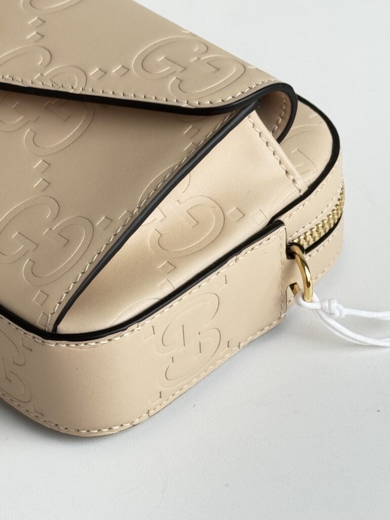 Pre Owned Gucci GG Super Mini Crossbody Bag New With Tags