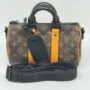 Pre Owned Louis Vuitton Monogram Macassar Keepall Bandoulière 25